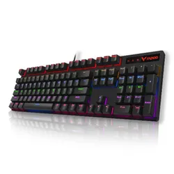 RAPOO V500 PRO Full Size RGB Mechanical USB-A Gaming Keyboard